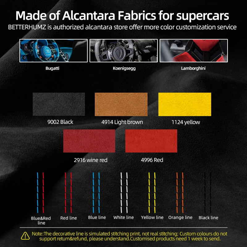 Alcantara Schaltknauf Abdeckung